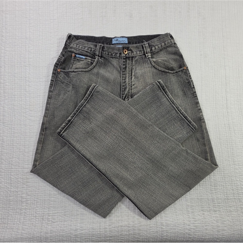 PJ Mark Jeans Men's 34x34 Concrete Wash Relaxed Fit Wide Leg Skater Punk Baggy - Picture 3 of 15